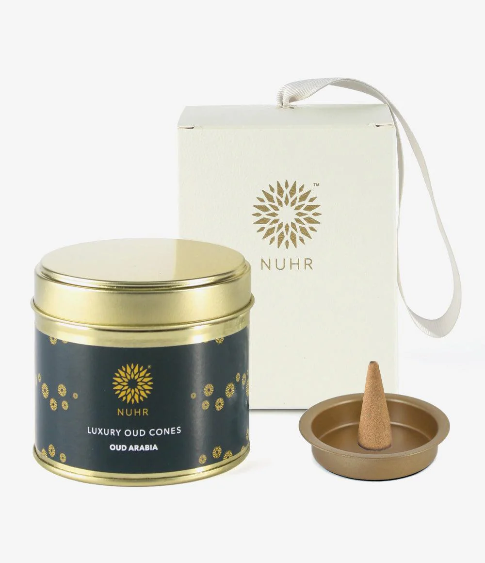 Incense Cones and Cone Burner Holder Gift Set - Oud Arabia - Image 7