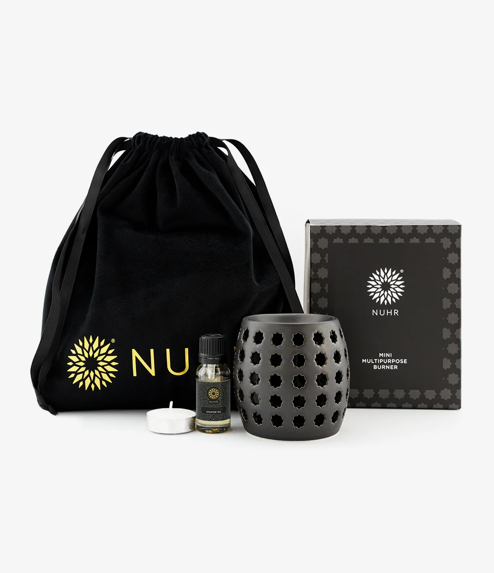 Mini Multipurpose Burner with Scented oil and Drawstring Bag - Image 2