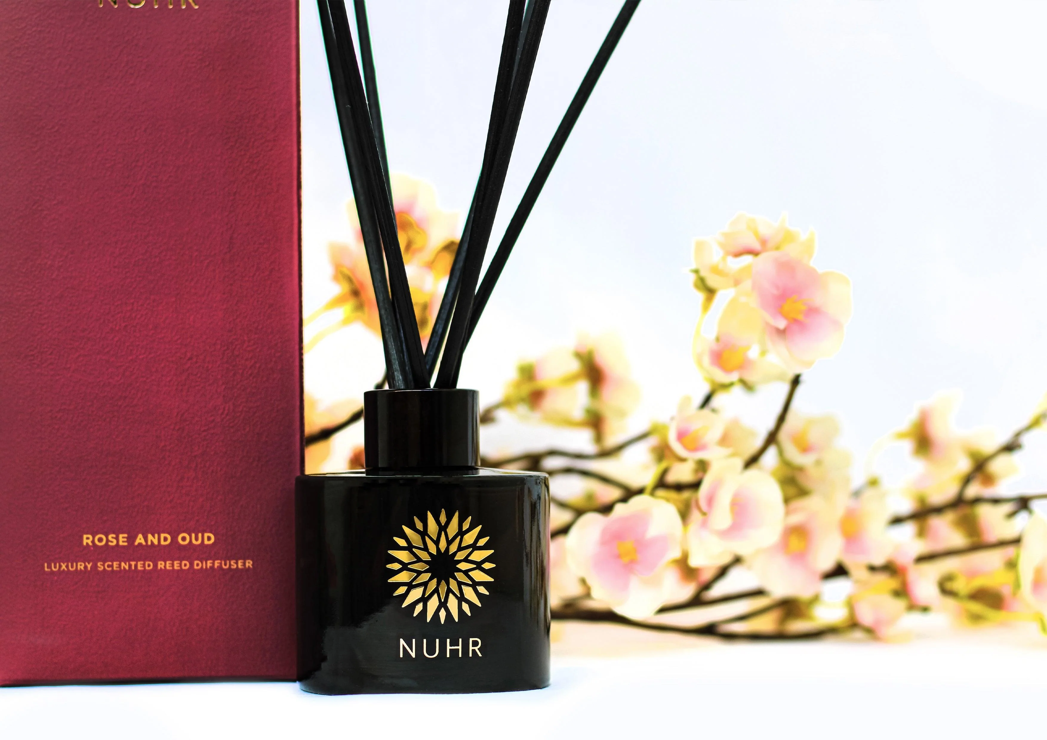Rose & Oud Luxury Reed Diffuser - Image 4
